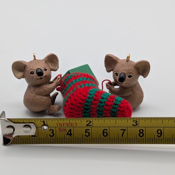 Hallmark Keepsake Stocking Pals 1990, Vintage Koala Bear Christmas Ornament - Picture 9 of 10
